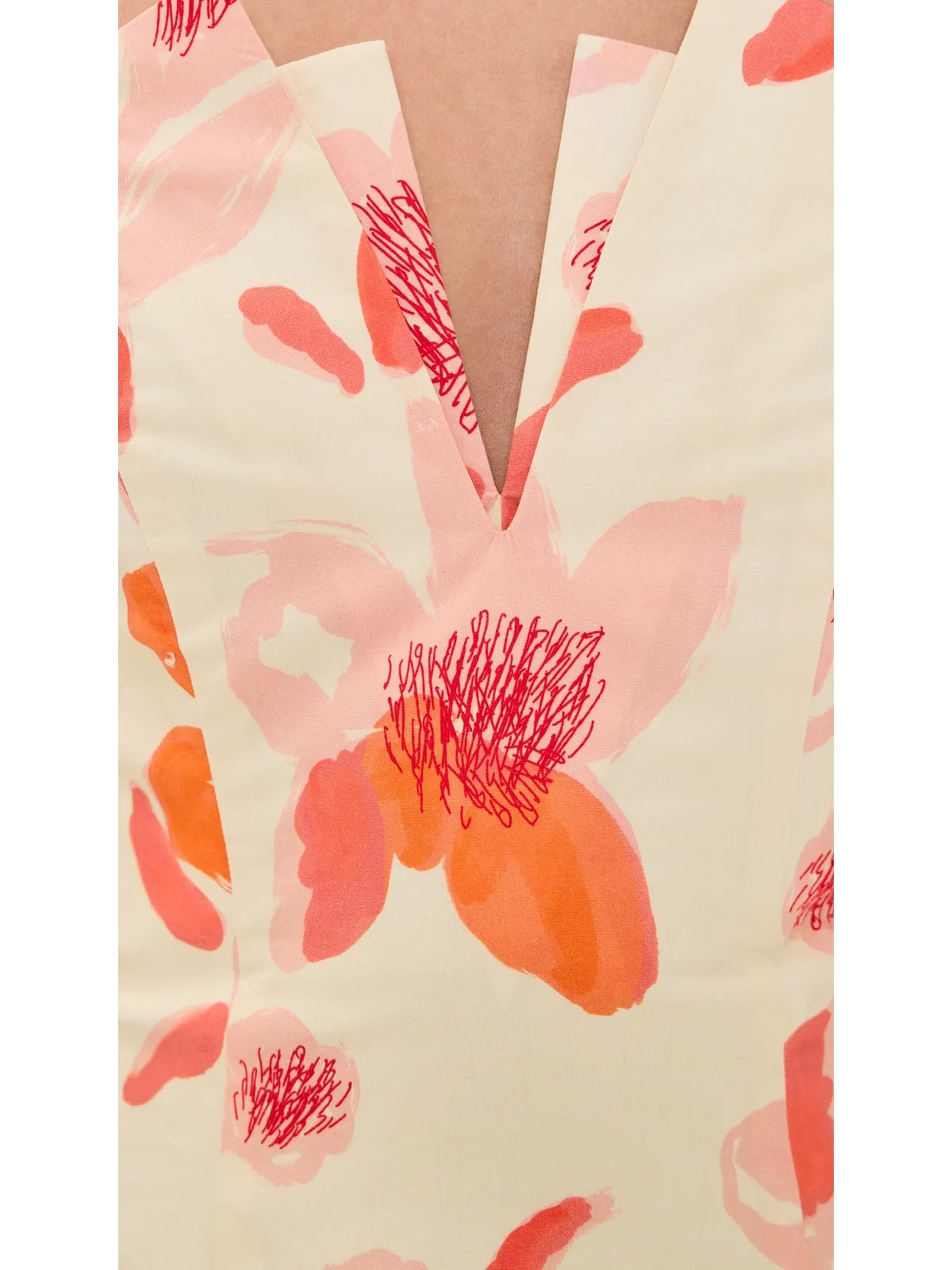 De Loreta Coraza Dress Peonia Red - 画像6