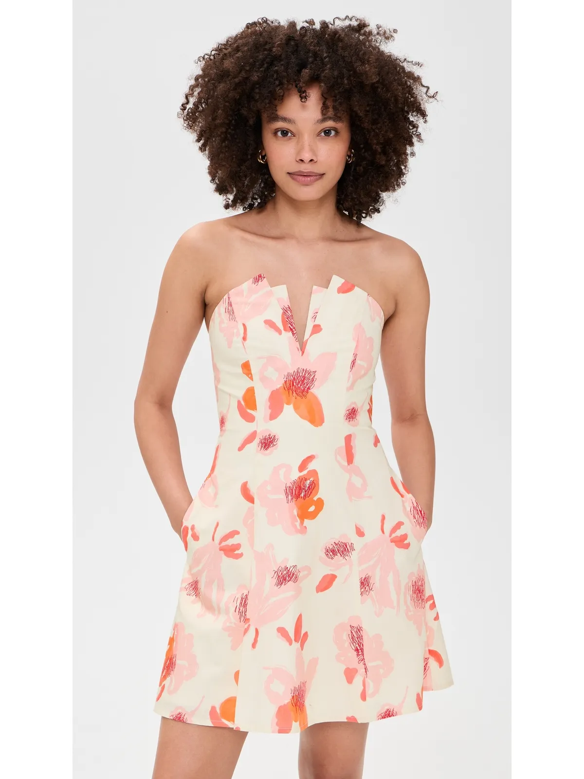 De Loreta Coraza Dress Peonia Red - 画像2