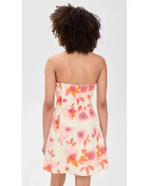 De Loreta Coraza Dress Peonia Red - サムネイル3