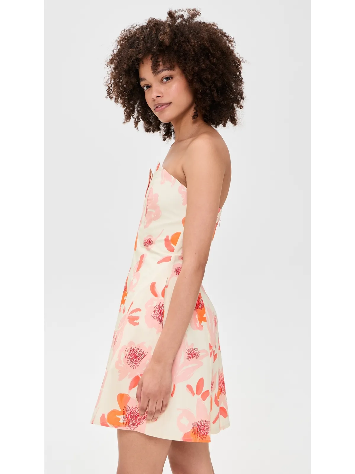 De Loreta Coraza Dress Peonia Red - 画像4