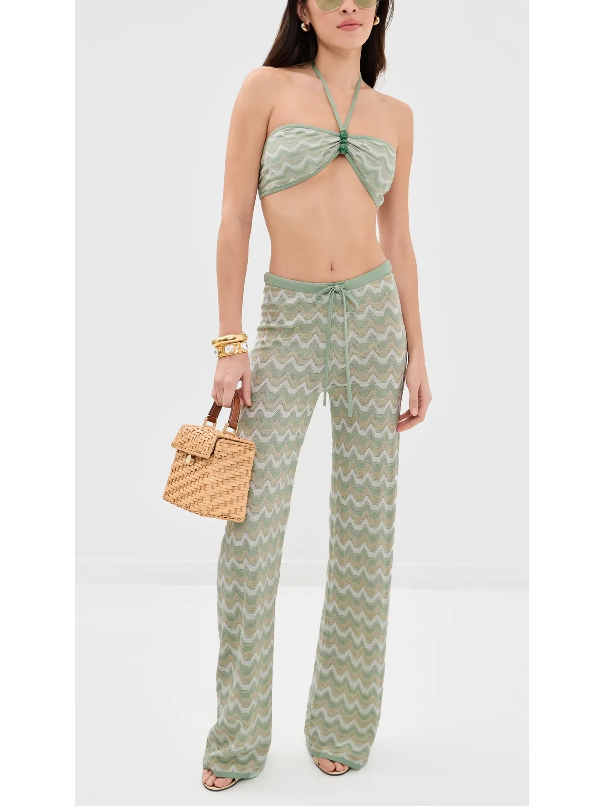 Devon Windsor Portia Bikini Top Aloe - 画像5