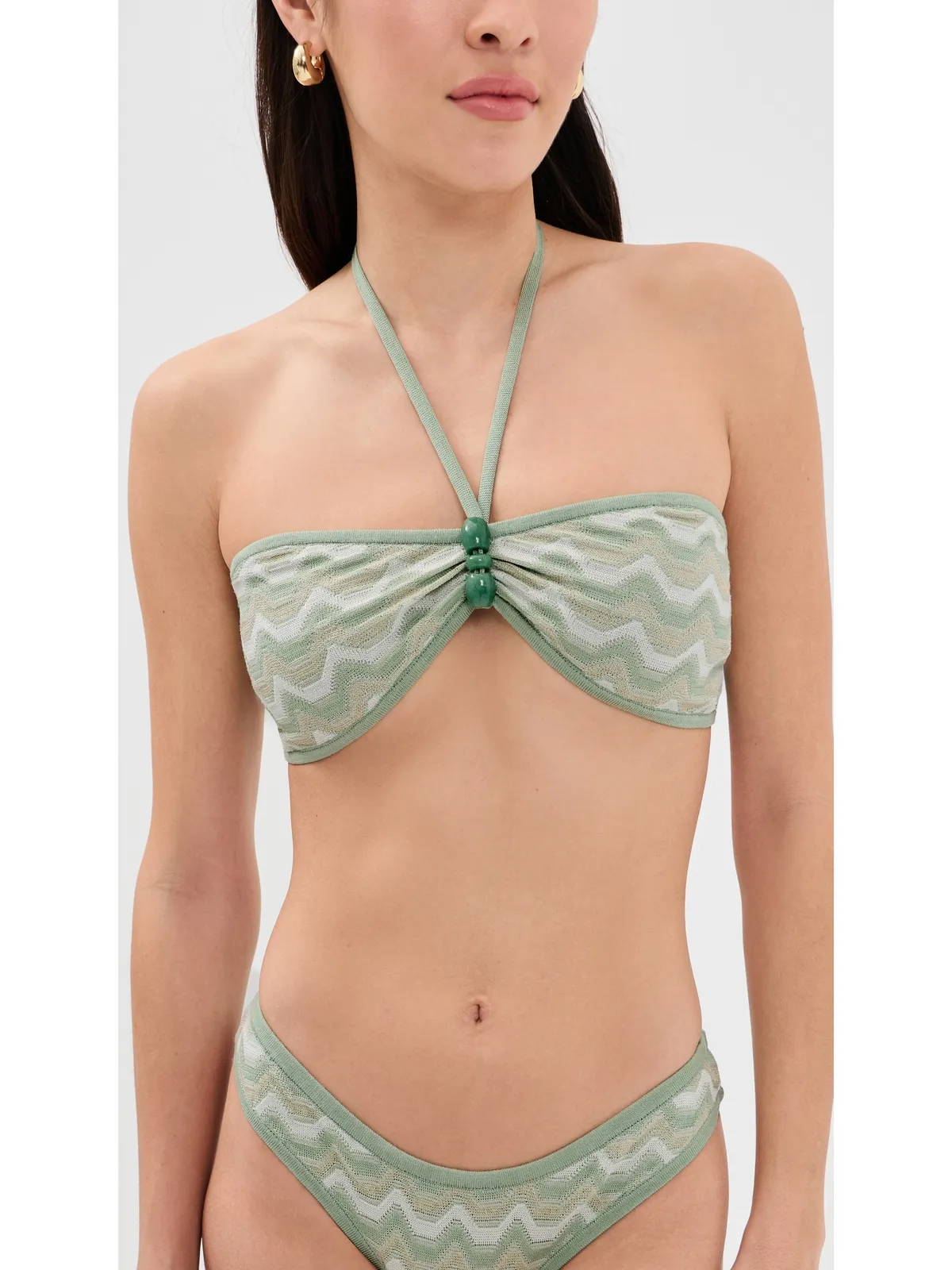 Devon Windsor Portia Bikini Top Aloe - 画像2