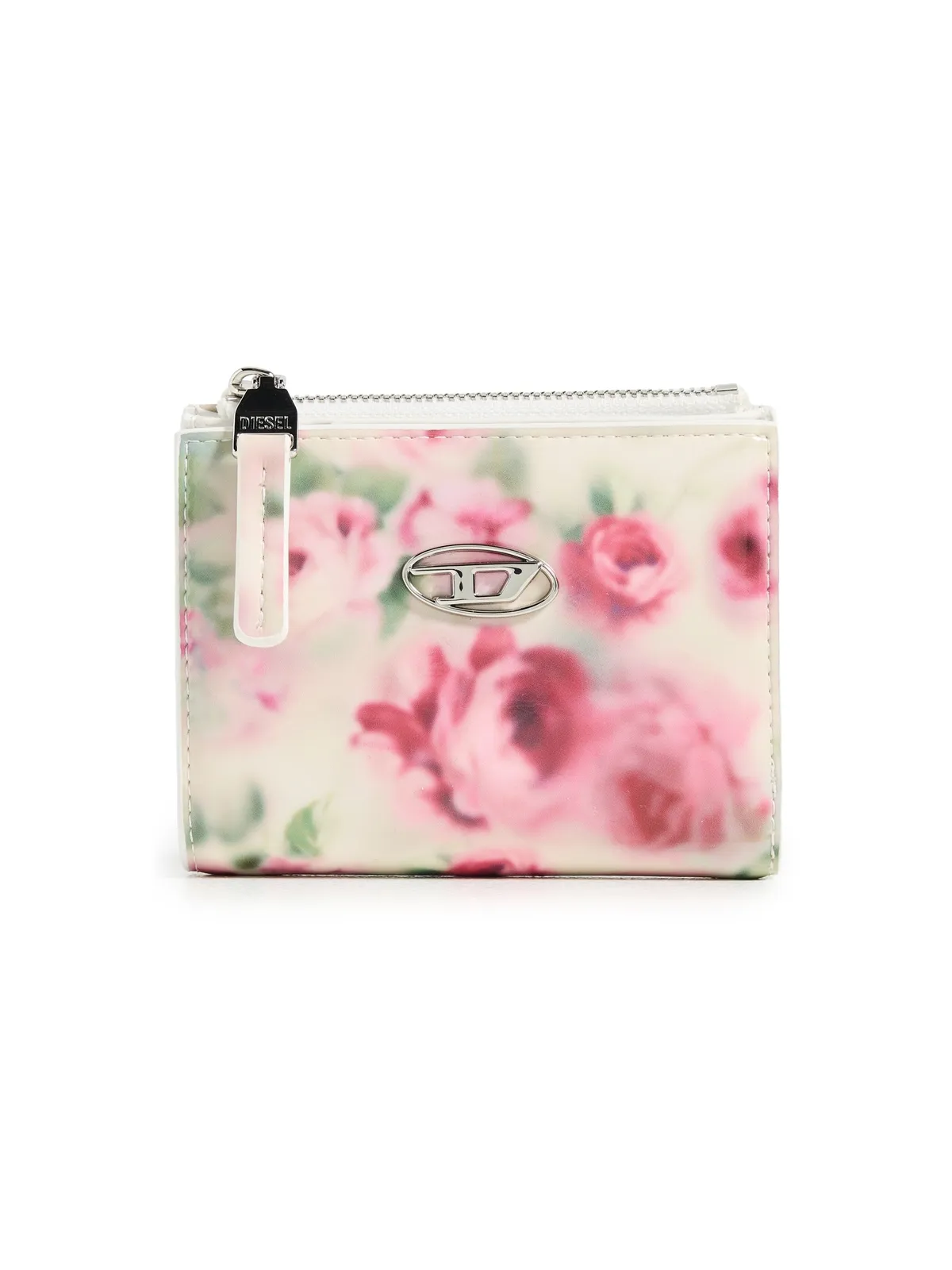 Diesel プレイ バイフォールド ジップ II ホワイト/ピンクローズ ワンサイズ - 画像1