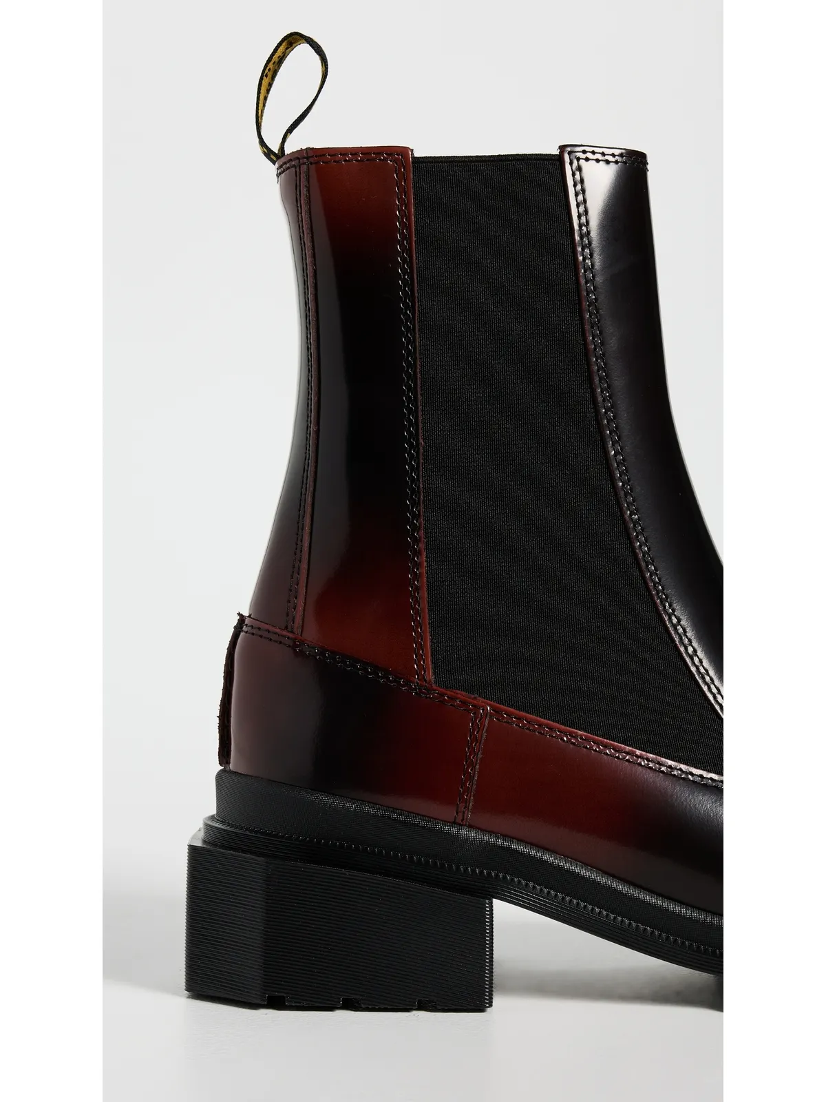 Dr. Martens Maybole Chelsea ブーツ ブラックチェリー レッド アルカディア - 画像6