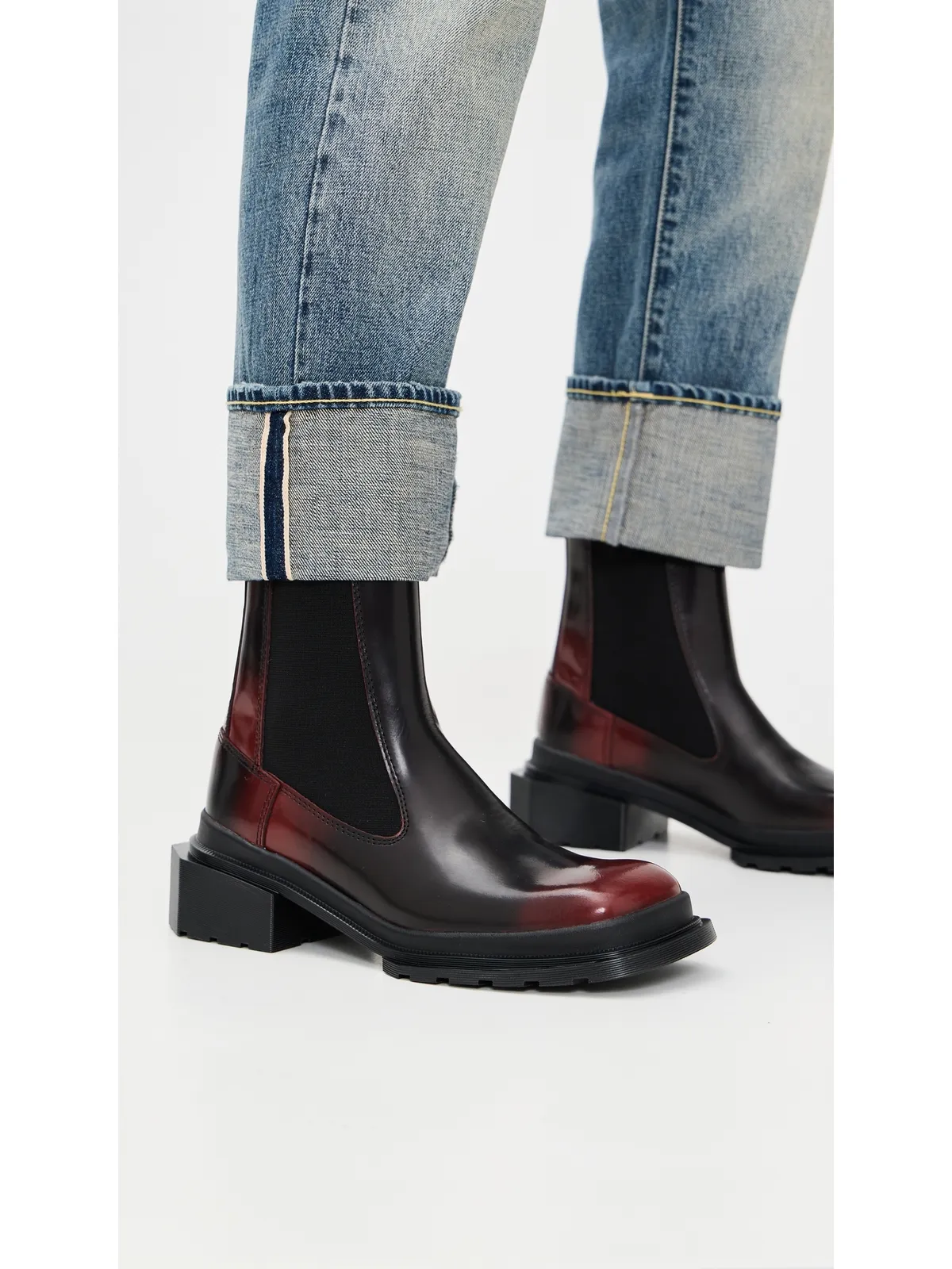 Dr. Martens Maybole Chelsea ブーツ ブラックチェリー レッド アルカディア - 画像3