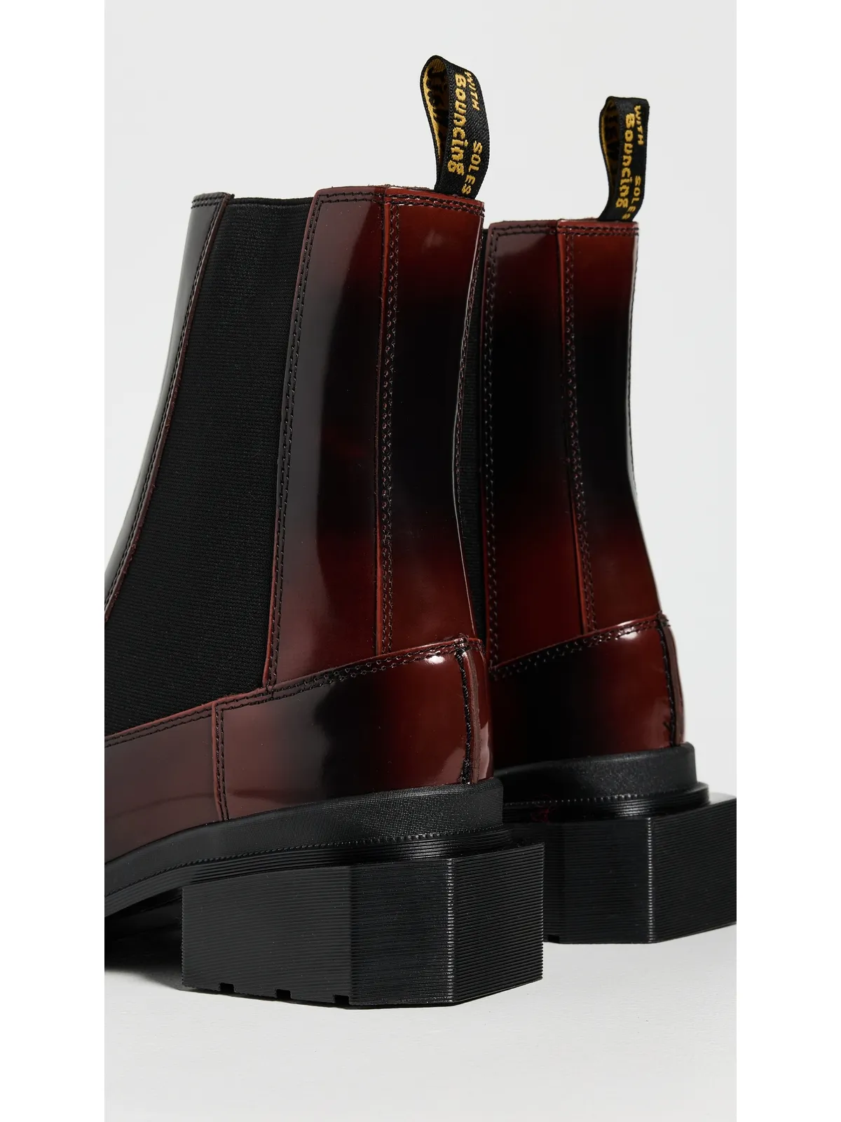 Dr. Martens Maybole Chelsea ブーツ ブラックチェリー レッド アルカディア - 画像4