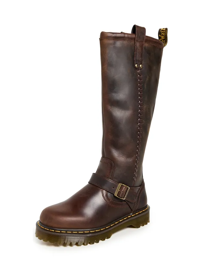 Dr. Martens Dr. Martens アニストーン ダークブラウン クレイジー・ホース バイカーブーツの商品画像