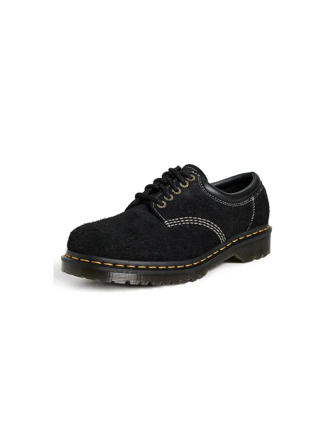 Dr. Martens Dr. Martens ブラック ロングナップドスエード ロー ブーツの商品画像