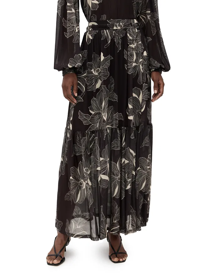 Dress To Dress To チュール花柄スカート Flora Printの商品画像