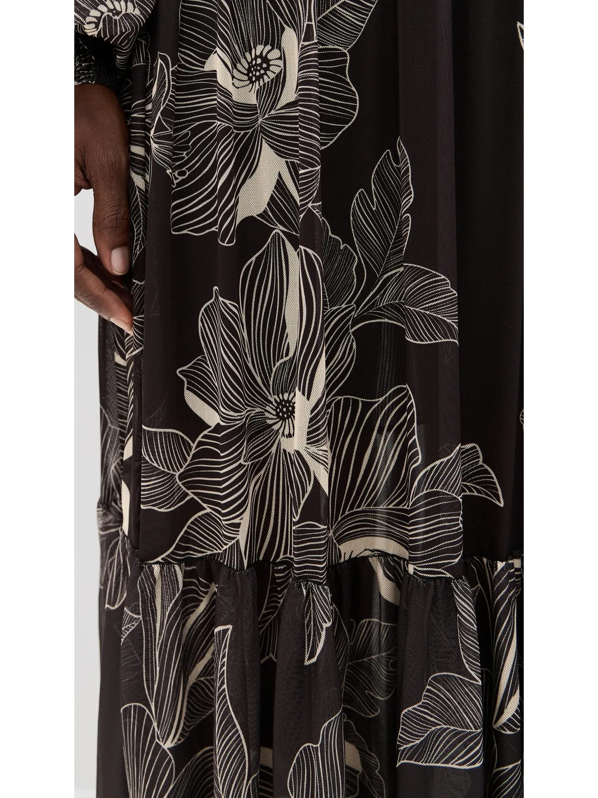 Dress To チュール花柄スカート Flora Print - 画像6