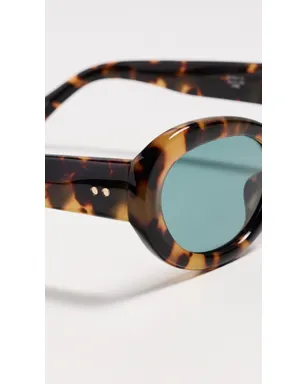 Dries Van Noten オーバル型サングラス - サムネイル5