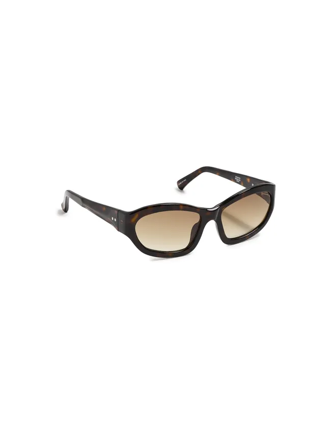 Dries Van Noten Dries Van Noten ラップサングラス べっ甲柄 ワンサイズの商品画像