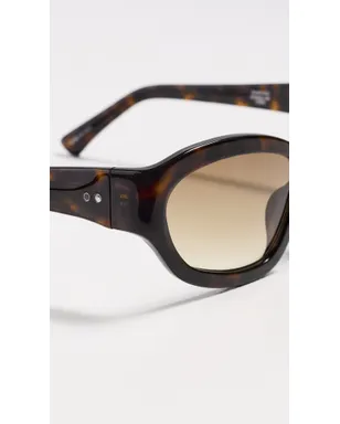 Dries Van Noten ラップサングラス べっ甲柄 ワンサイズ - サムネイル5
