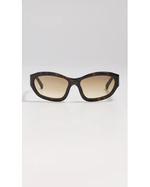 Dries Van Noten ラップサングラス べっ甲柄 ワンサイズ - サムネイル2
