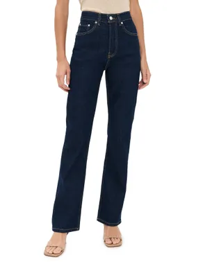EB Denim ハイライズストレートジーンズ - サムネイル1