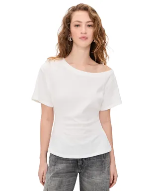 EB Denim エレナ オフショルダー ティー - サムネイル1