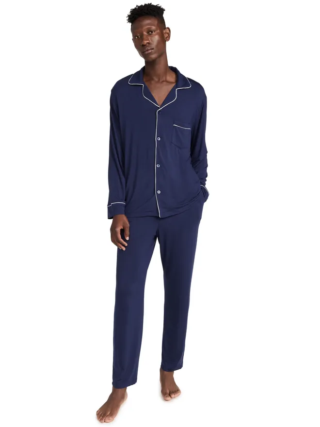 eberjey Eberjey ウィリアム モーダル ロング PJセットの商品画像