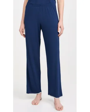 Eberjey Frida キャミソール＆パンツ パジャマセット Navy/Ivory - サムネイル5