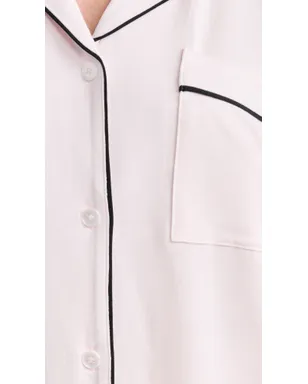 Eberjey ジゼル リラックスショートパジャマセット Sorbet/Black - サムネイル6