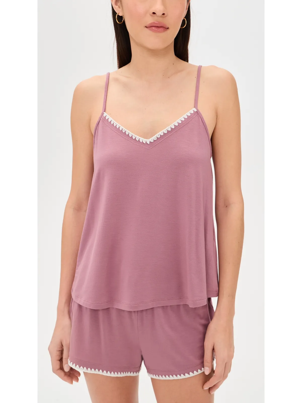 Eberjey Frida The Whip Stitch Cami and Shorts Set - 画像2
