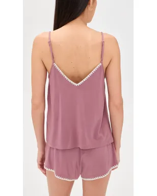 Eberjey Frida The Whip Stitch Cami and Shorts Set - サムネイル3