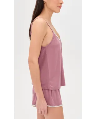 Eberjey Frida The Whip Stitch Cami and Shorts Set - サムネイル4