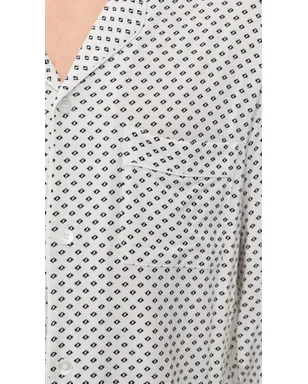 Eberjey William プリント ロングPJセット アイボリー - サムネイル6