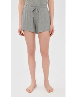 Eberjey Dream Rib Relax Shorts ダークヘザーグレー - サムネイル2