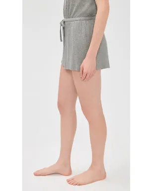 Eberjey Dream Rib Relax Shorts ダークヘザーグレー - サムネイル4