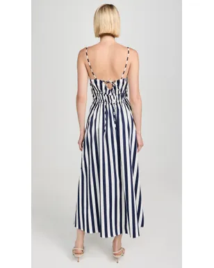English Factory Stripe Sleeveless Maxi Dress - サムネイル3