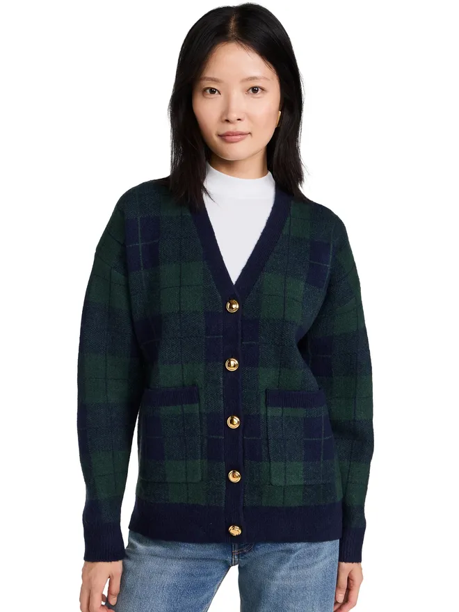 English Factory English Factory チェック柄カーディガンの商品画像