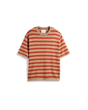 The Elder Statesman スカウトストライプ ニットTシャツ - サムネイル1