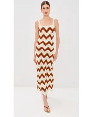 ESCVDO マレア Crochet Maxi Dress - サムネイル5