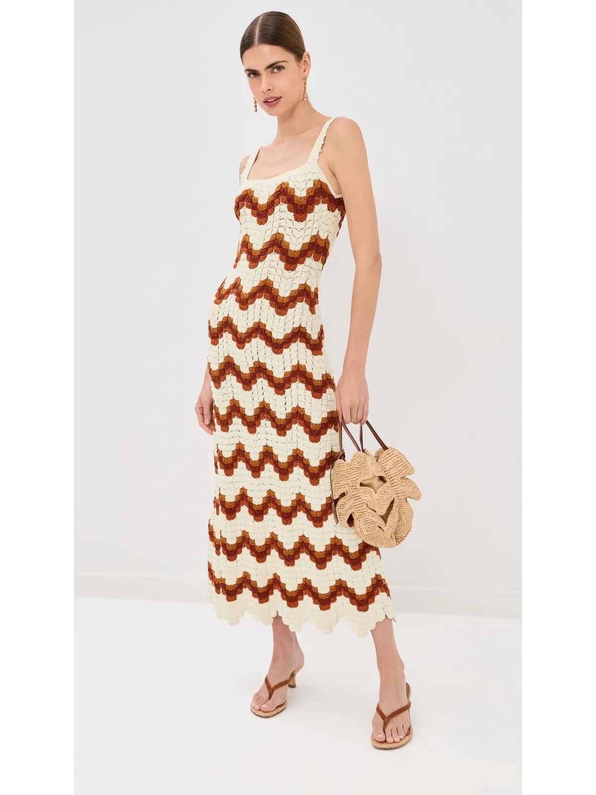 ESCVDO マレア Crochet Maxi Dress - 画像2