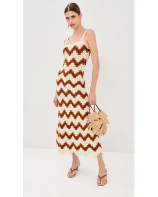 ESCVDO マレア Crochet Maxi Dress - サムネイル2