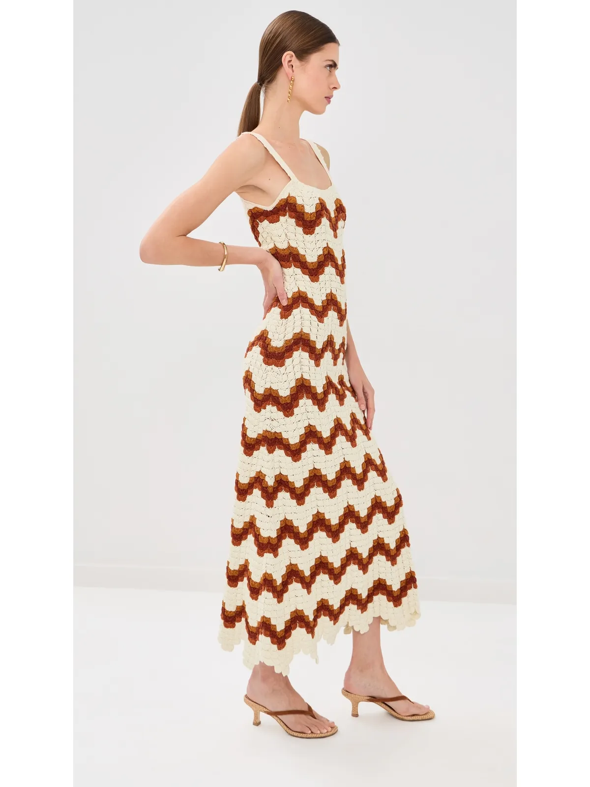 ESCVDO マレア Crochet Maxi Dress - 画像4