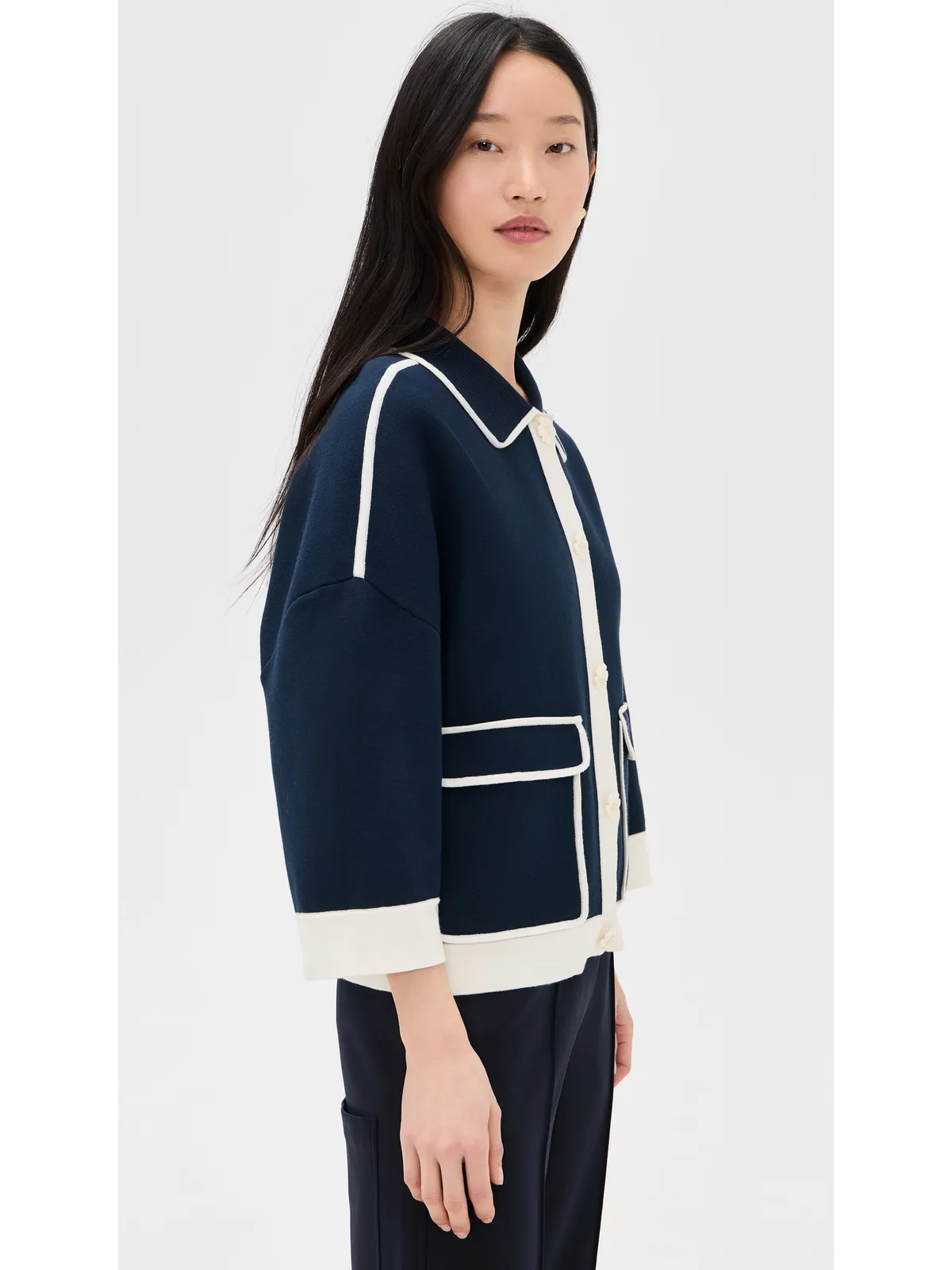ESSENTIEL ANTWERP Jugly Knit Cardigan - 画像4