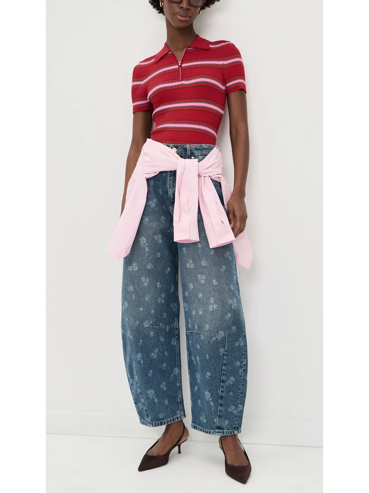 ESSENTIEL ANTWERP バレルレッグジーンズ - 画像5