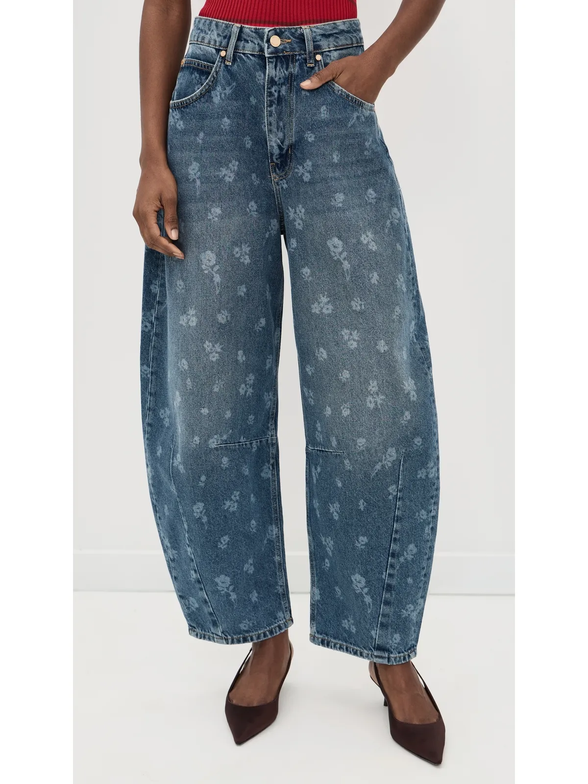 ESSENTIEL ANTWERP バレルレッグジーンズ - 画像2
