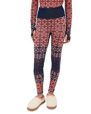 FP Movement Myoko Jacquard Leggings Apres Navy Combo - サムネイル1