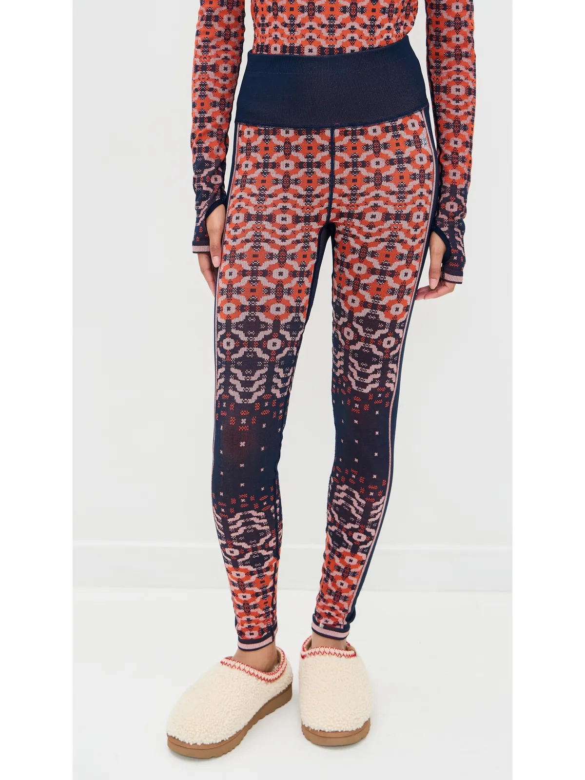 FP Movement Myoko Jacquard Leggings Apres Navy Combo - 画像2
