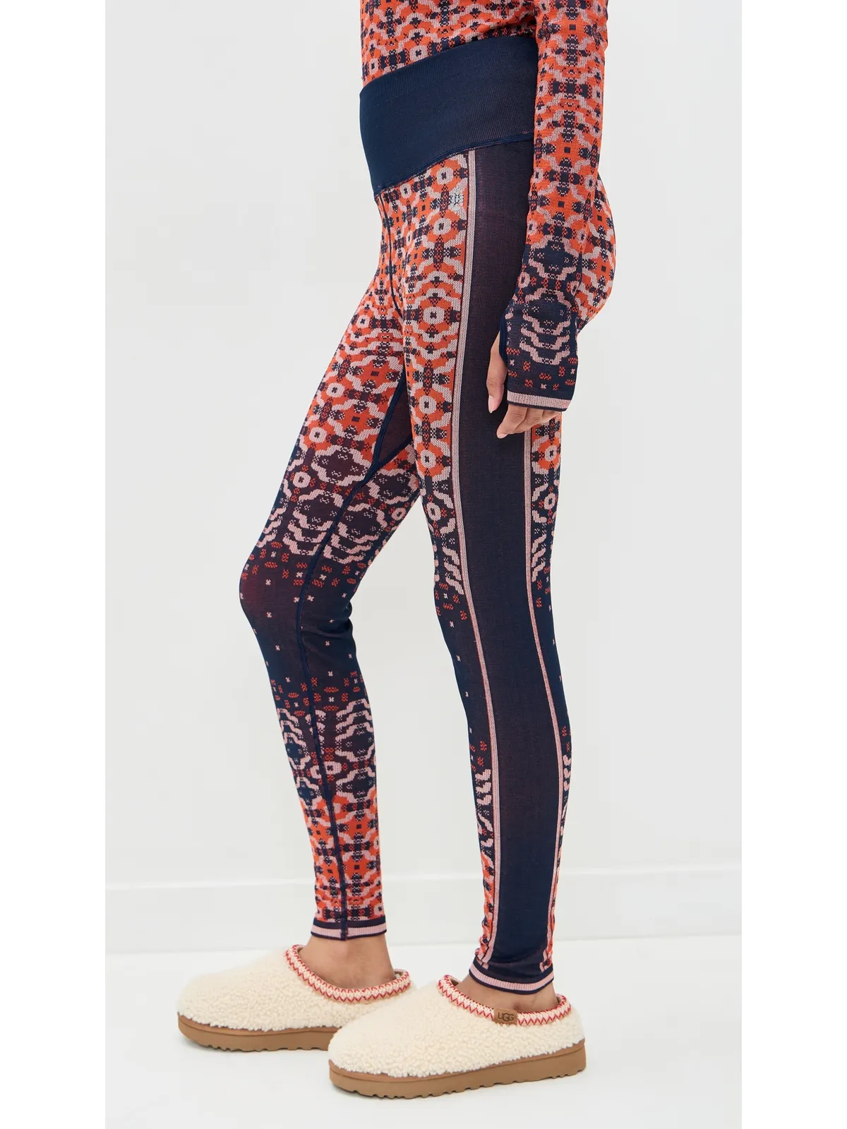 FP Movement Myoko Jacquard Leggings Apres Navy Combo - 画像4