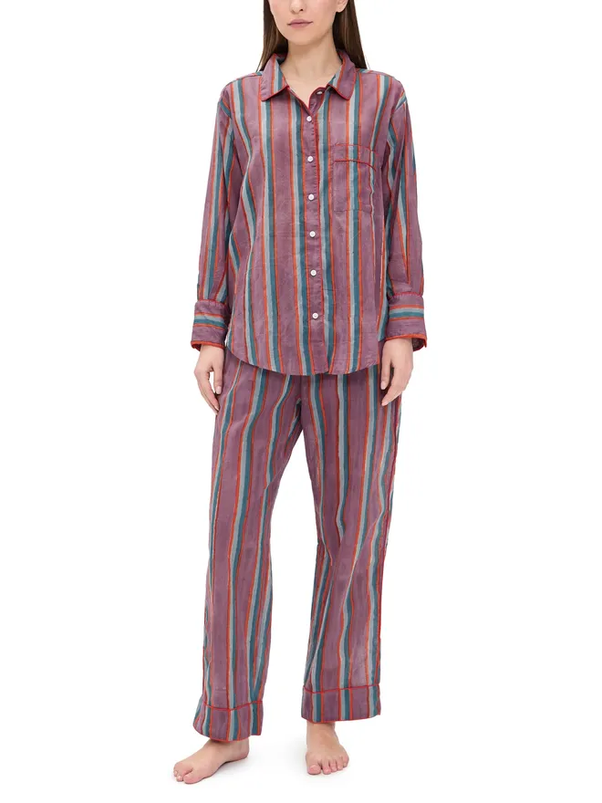 Folkloore Folkloore インディアン ロング パジャマセットの商品画像