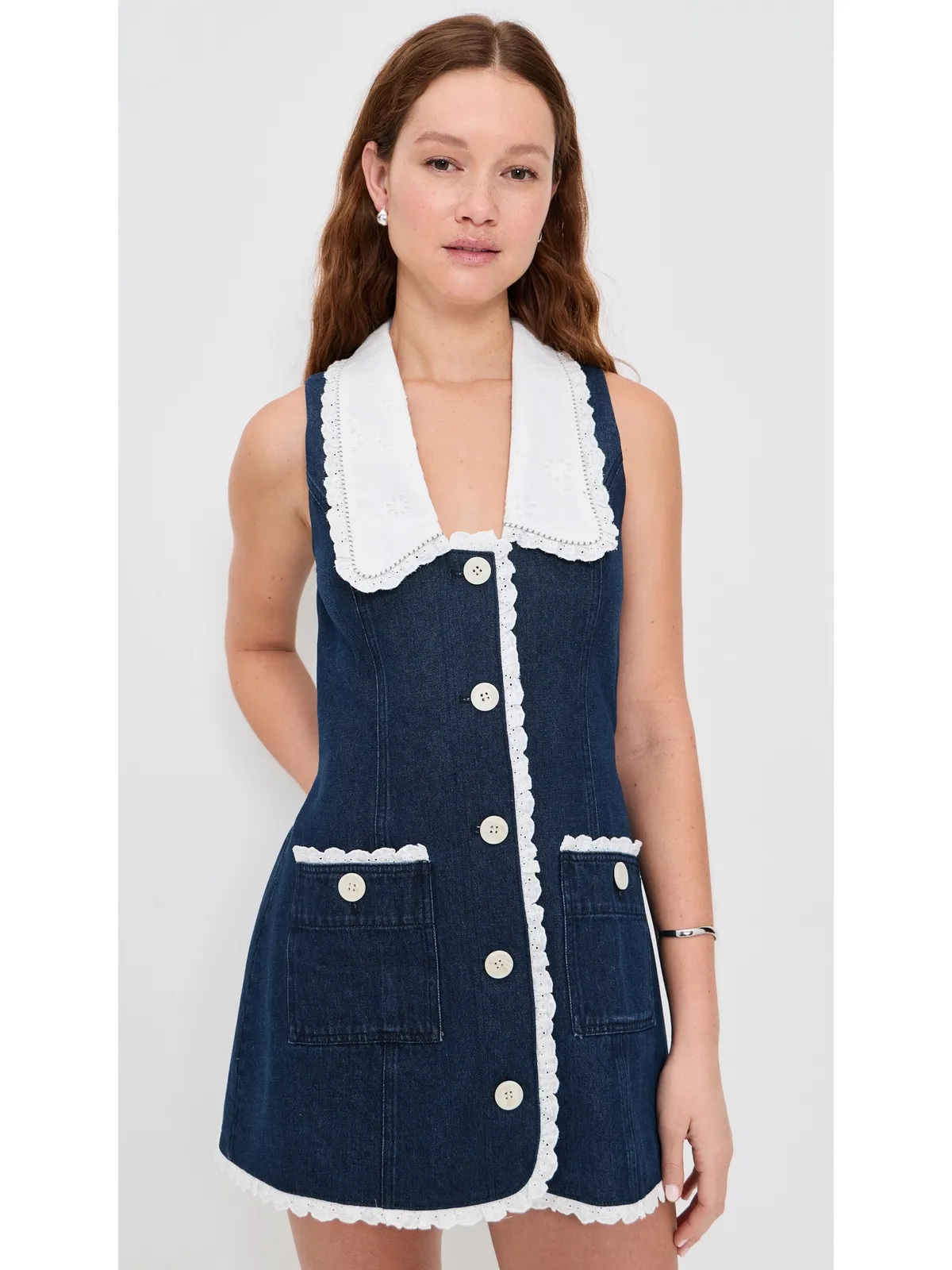 Fait Par Foutch Adrienna Dress Denim - 画像2