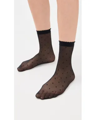 Falke ドット柄 15DEN アンクレットソックス - サムネイル2