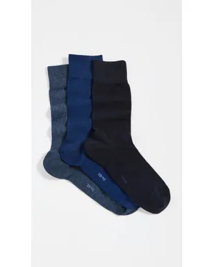 Falke ハッピー クルーソックス 3パック アソーテッド - サムネイル2