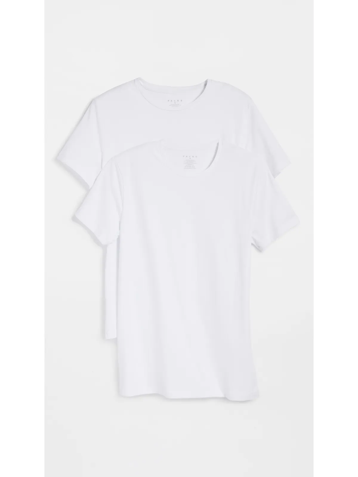 Falke コットン クルーネックTシャツ 2枚組 - 画像2