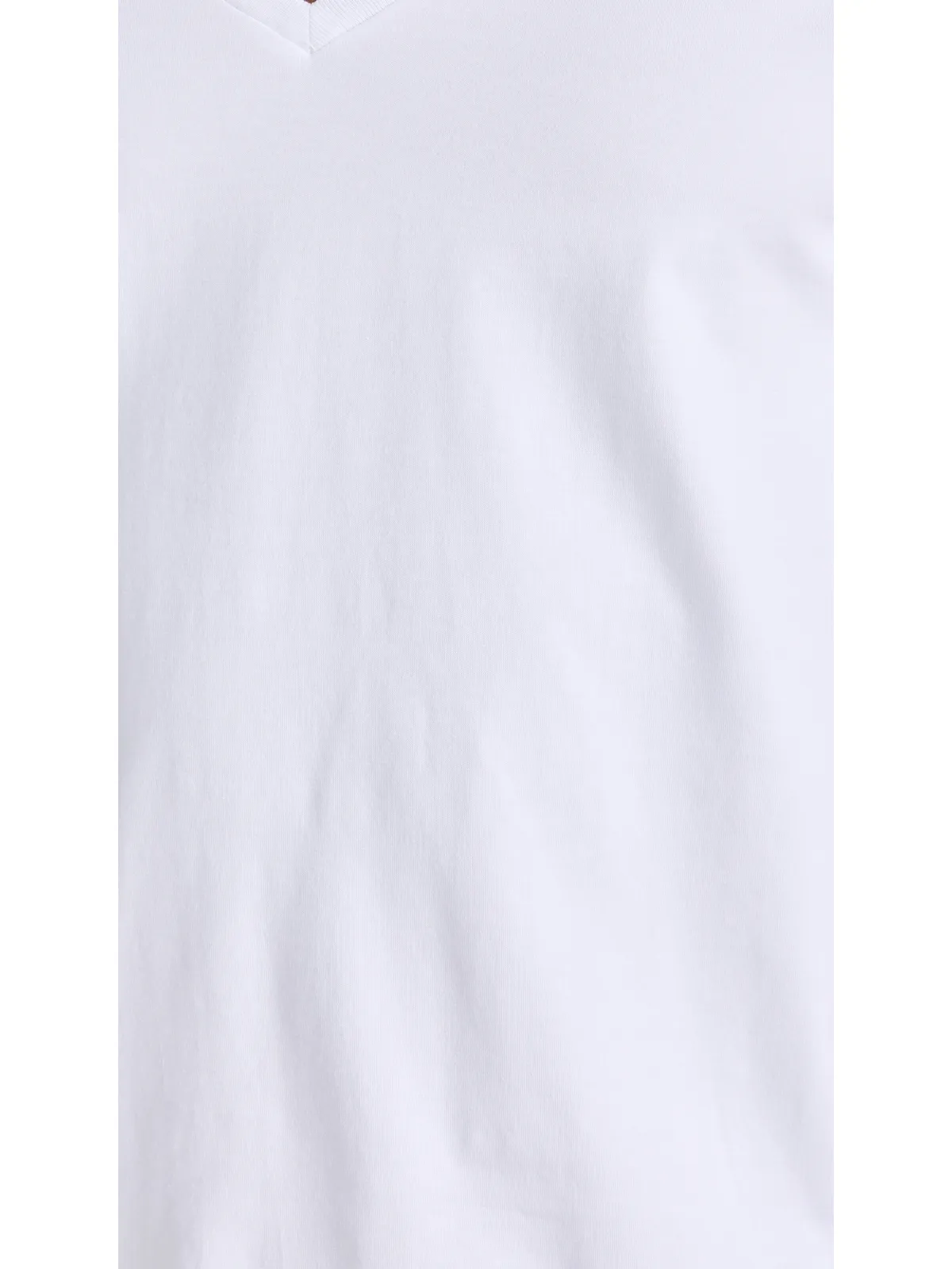 Falke コットンVネックTシャツ 2枚組 ホワイト - 画像6