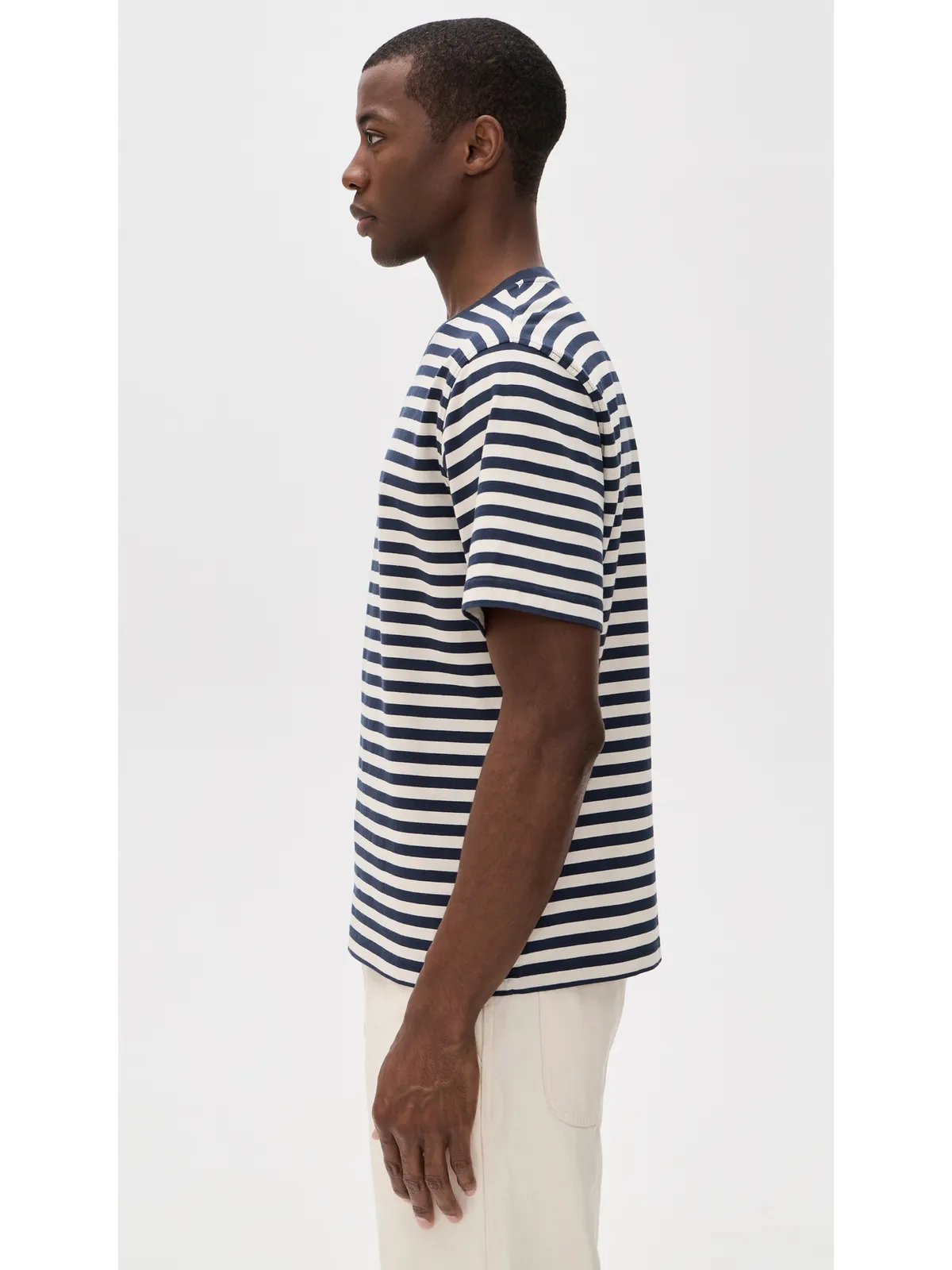 Far Afield ブレトンストライプ半袖Tシャツ - 画像4