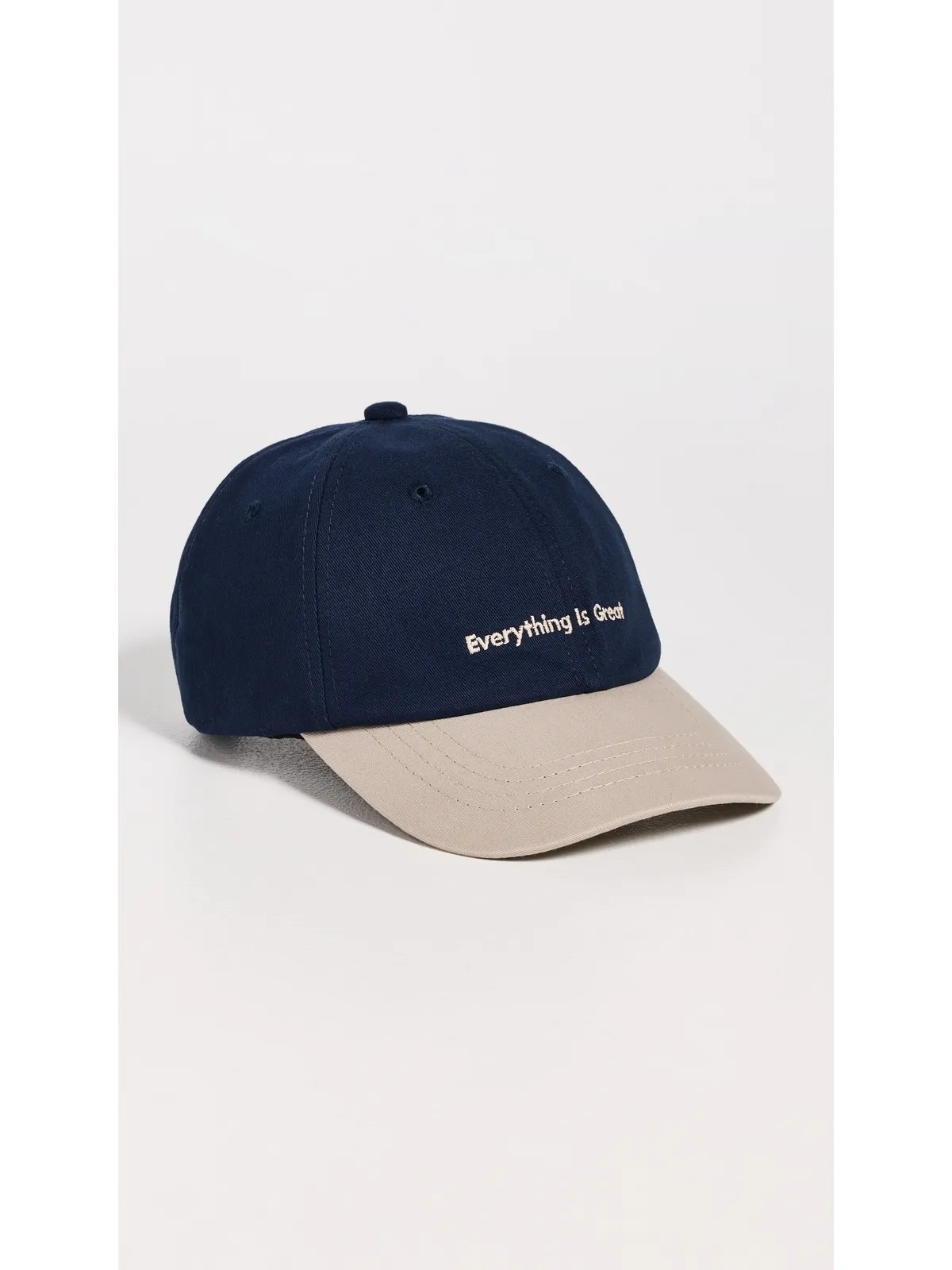 Far Afield Carlos Everything Is Great キャップ Navy/Sand - 画像2
